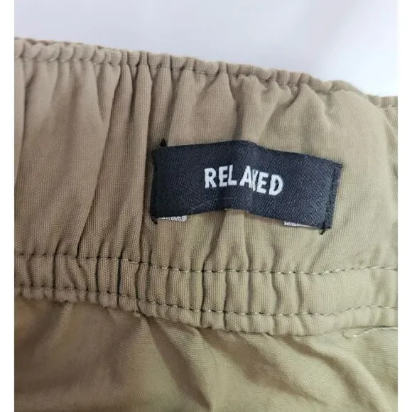 REI Coop Pants Hiking Men 34x30 Brown Outdoors Camping Roll Tab Snap Leg Relaxed - Picture 3 of 13